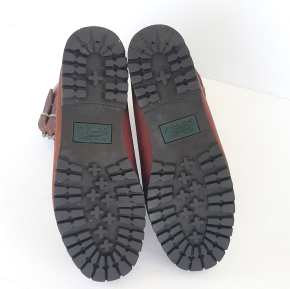 Vintage Polo Ralph Lauren Leather Boots Buckle - Picture 6 of 9